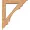 Ekena Millwork Olympic Traditional Smooth Bracket w/ Offset Brace, Western Red Cedar, 7 1/2"W x 38"D x 44"H BKT0806X38X44OLY01SWR - alternate 4